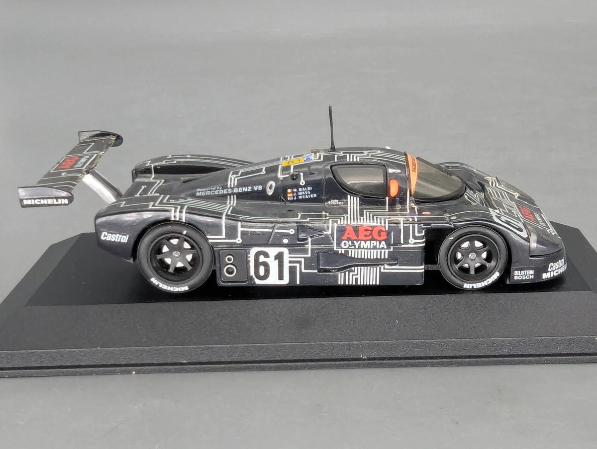 Modellautos 1:43 Max Models Sauber Mercedes C9 Kouros LM 1987 #61 mit OVP