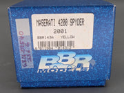 Modellautos 1:43 BBR Maserati 4200 Spyder 2001 Gelb mit OVP
