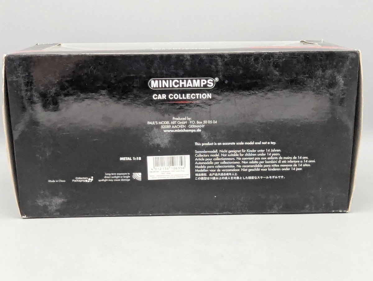 Modellautos 1:18 Minichamps Volkswagen VW Jeans Bug Käfer 1200 1983  Weiß OVP