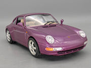 Modellautos 1:18 Bburago Diamonds Edition Porsche 911 Carrera 1993 Lila mit OVP