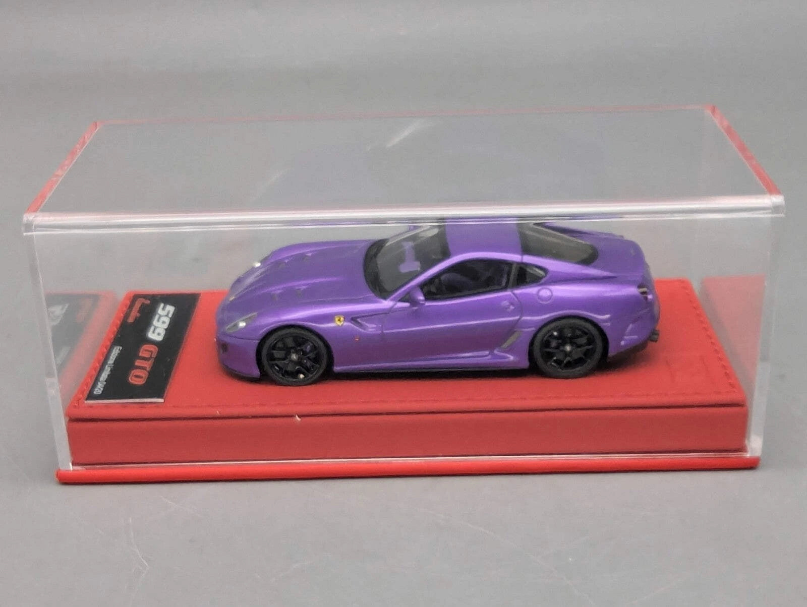 Modellautos 1:43 BBR Executive Ferrari 599 GTO Viola Gloss Limited 04/20 mit OVP