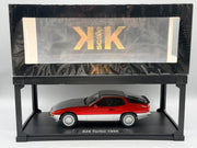 Modellautos 1:18 KK-Scale Porsche 924 Turbo 1986 Silber Rot mit OVP