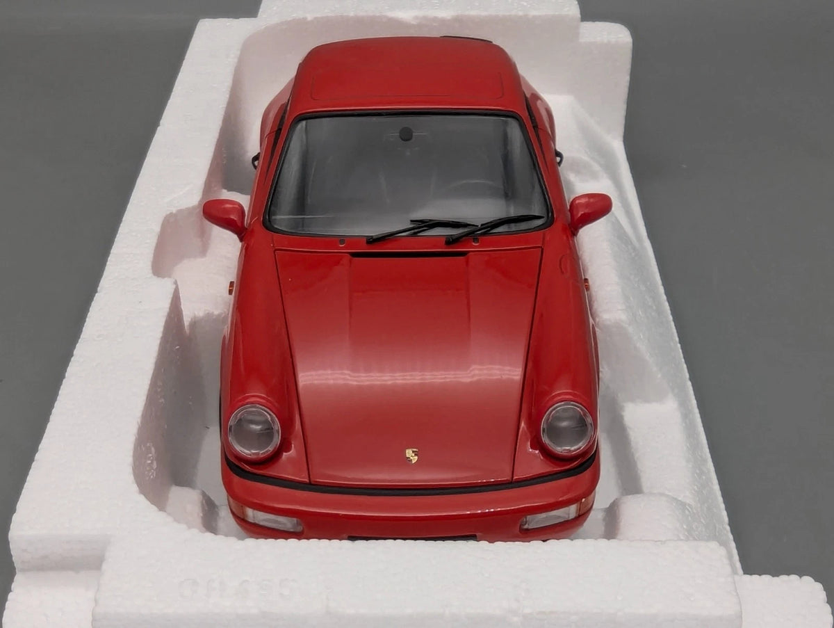 Modellautos 1:18 Norev Porsche 911 Carrera 2 1990 Red mit OVP