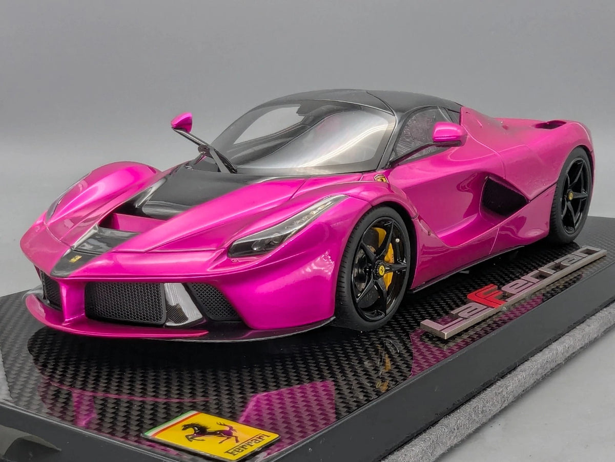 Modellautos 1:18 BBR Ferrari LaFerrari Pink Flash Ltd 04/05 OVP