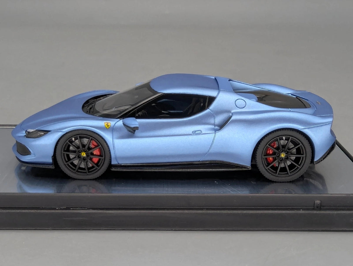 Modellautos 1:43 BBR Concept43 Ferrari 296 GTB Azzurro C. Matt Ltd 09/20 mit OVP