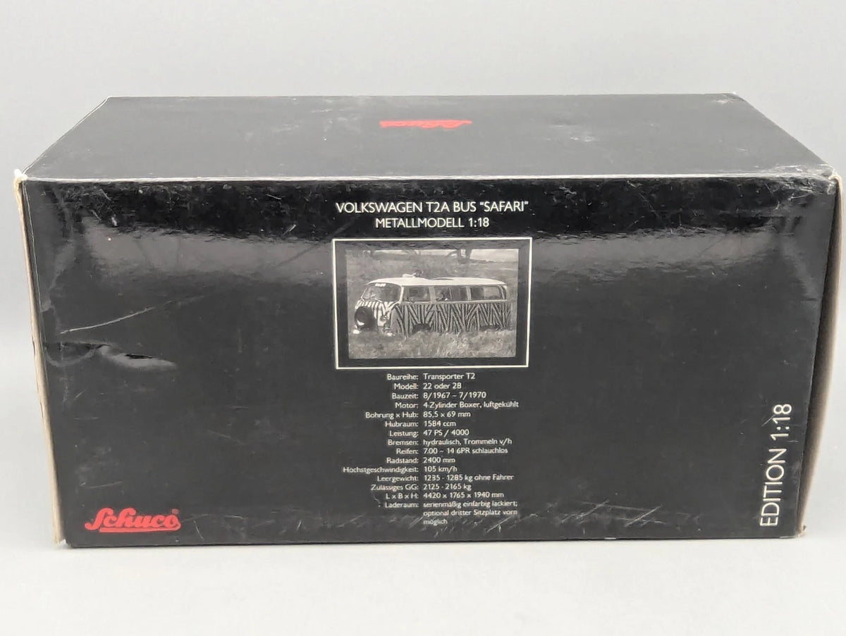 Modellautos 1:18 Schuco Volkswagen VW T2a Bus Safari mit OVP