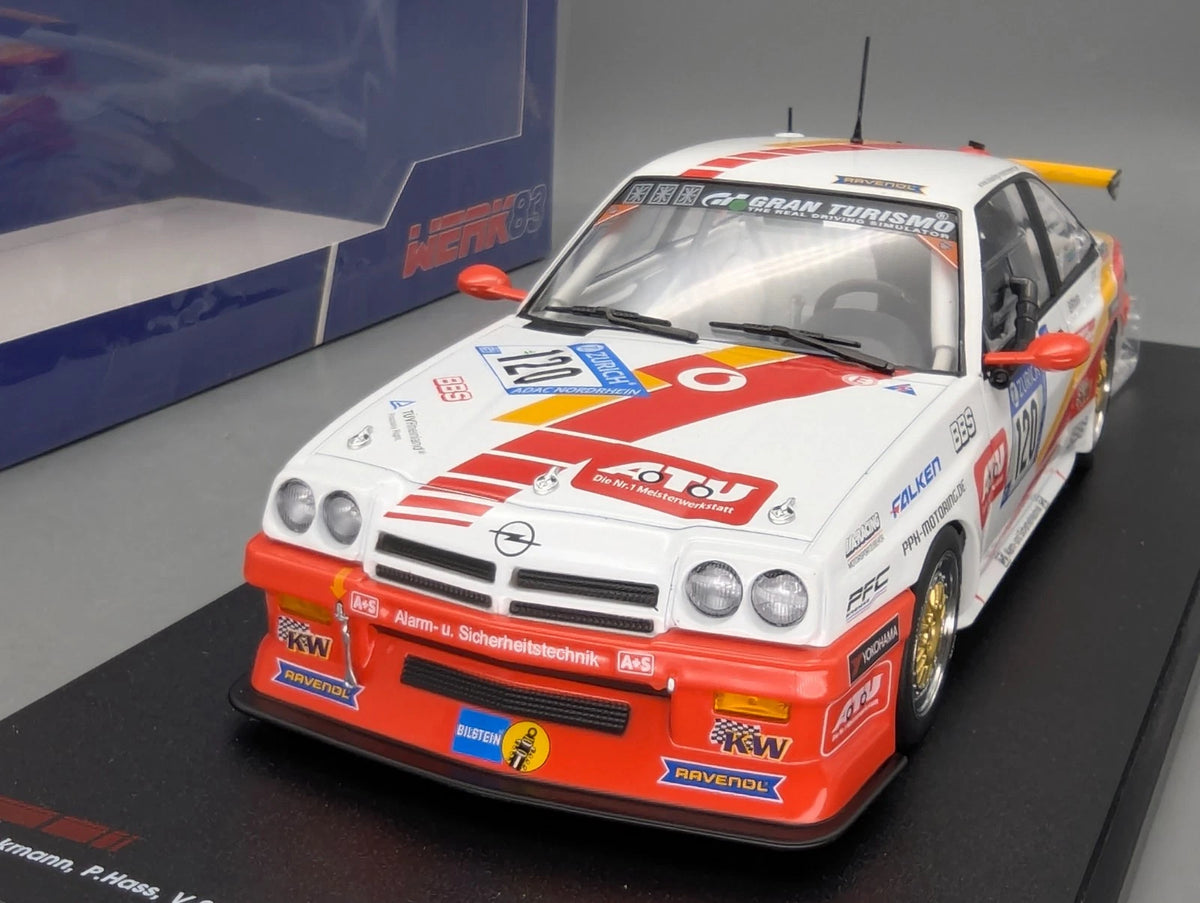 Modellautos 1:18 Werk83 Opel Manta 24h Nürburgring 2018 #120 Strycek u. A. OVP