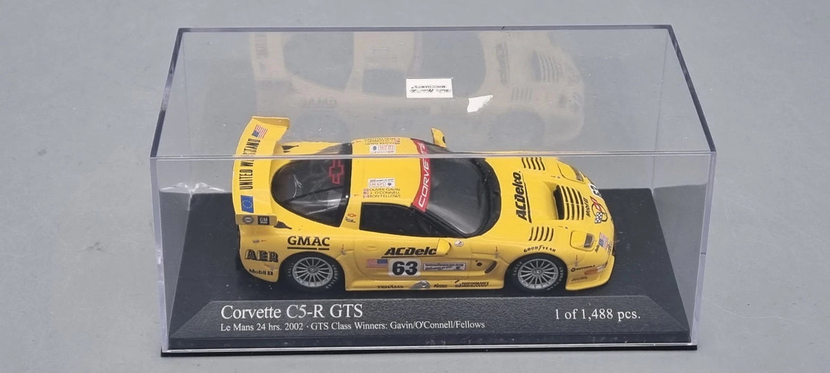 Modellautos 1:43 Minichamps Chevrolet Corvette C5-R GTS #63 Ltd 1/1488 OVP