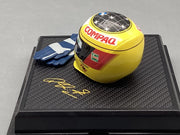 Modellautos 1:8 Hot Wheels Racing Ralf Schumacher 2000 Helm und Handschuhe OVP