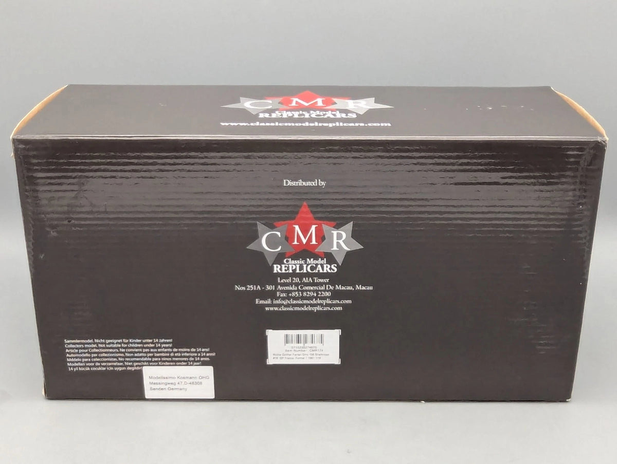 Modellautos 1:18 CMR 174 Ferrari Dino 156 Sharknose GP 1961 #18 R. Ginther OVP
