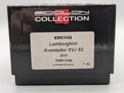 Eidolon Make Up 1:43 Lamborghini Aventador SVJ 63 2018 #63 Gelb Ltd 7/63 OVP