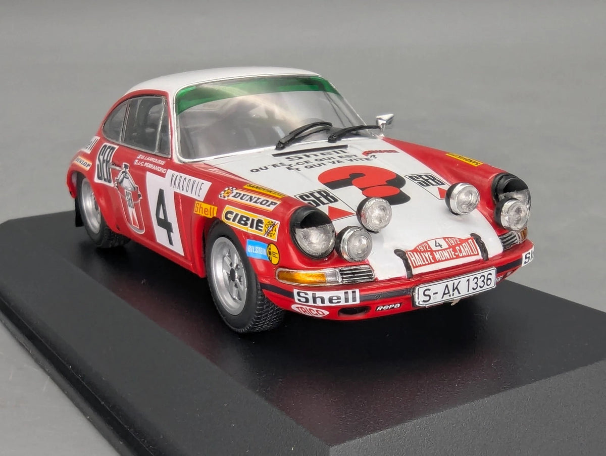 Modellautos 1:43 Minichamps Porsche 911 S SEB Rallye Monte Carlo 1972 #4 mit OVP