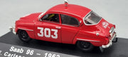 Modellautos 1:43 Atlas Saab 96 #303 Rallye Monte Carlo 1962 OVP
