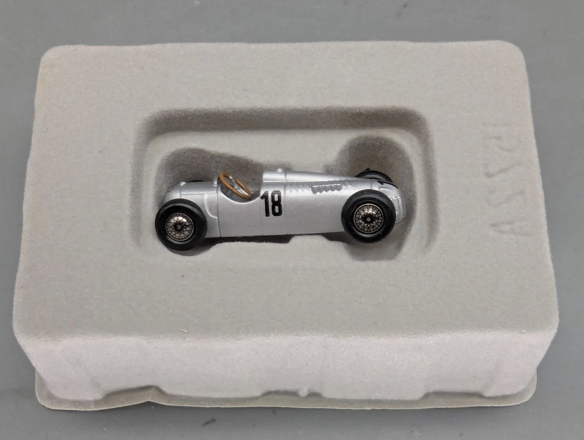 Modellautos 1:90 Schuco Piccolo Auto Union Typ C Eifelrennen 1936 #18 in OVP
