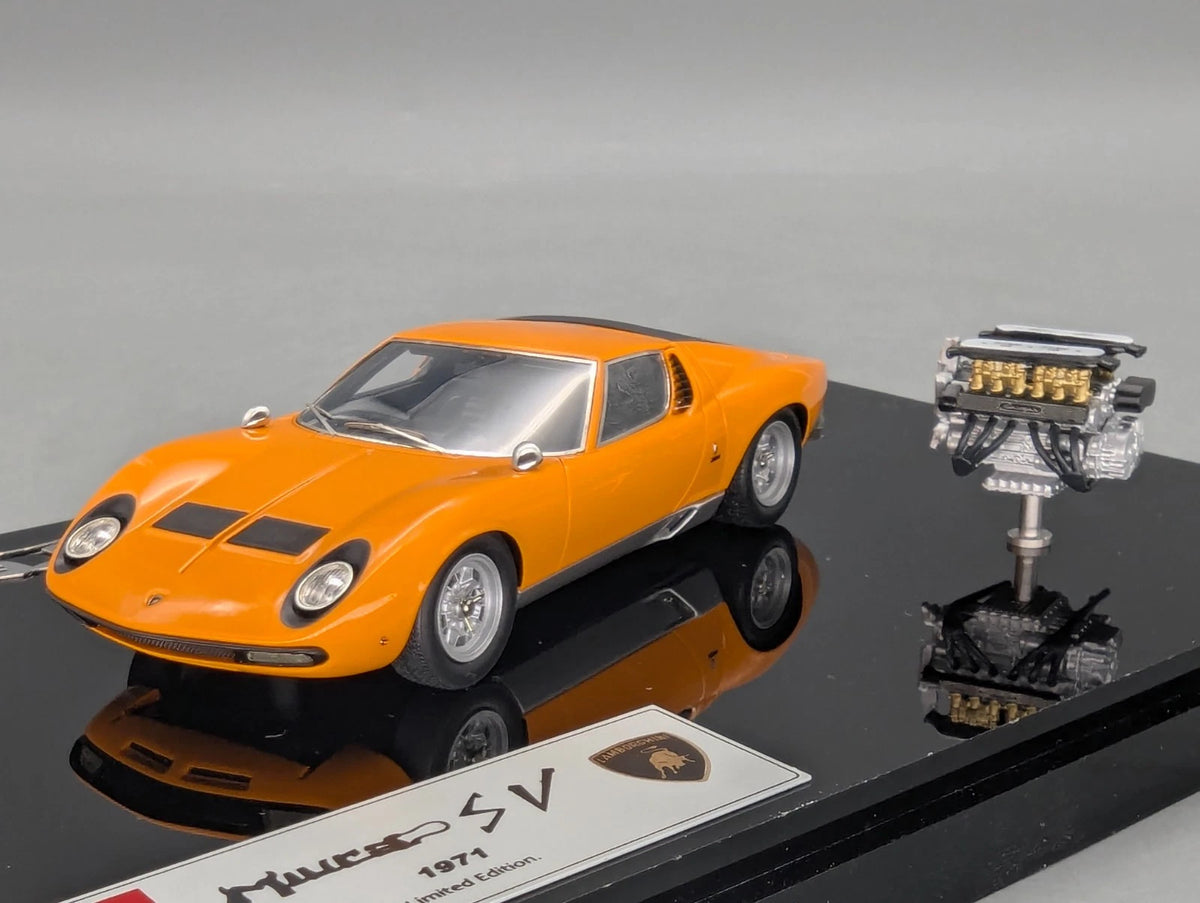 Eidolon Make Up 1:43 Lamborghini Miura P400 SV 1971 Red Engine Set mit OVP