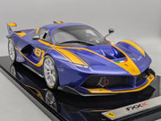 Modellautos 1:12 BBR Ferrari FXX-K Car #81 Blau Gelb Ltd 15/20 in Vitrine OVP