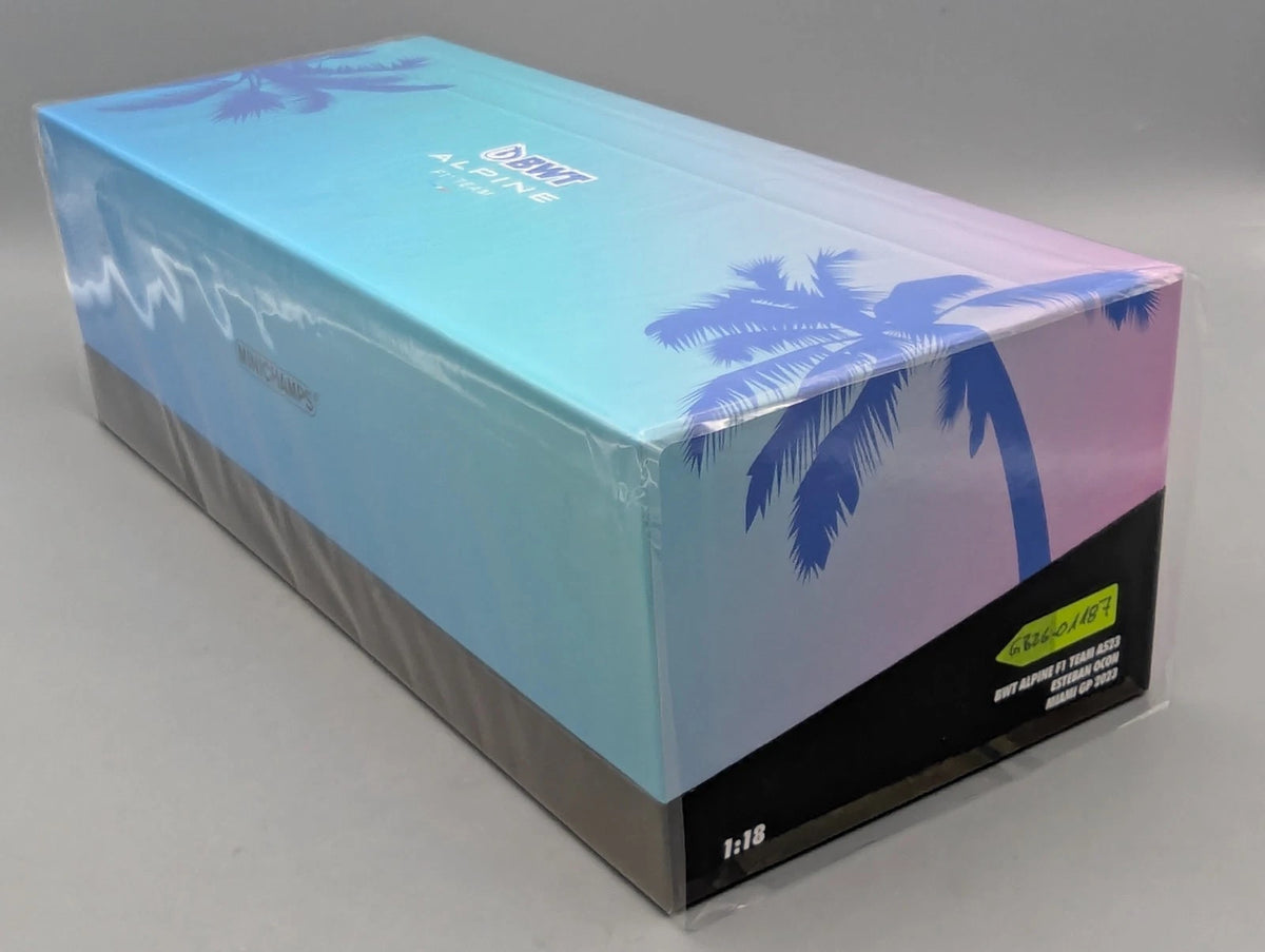 Modellautos 1:18 Minichamps BWT Alpine F1 Miami GP 2023 #31 Esteban Ocon mit OVP
