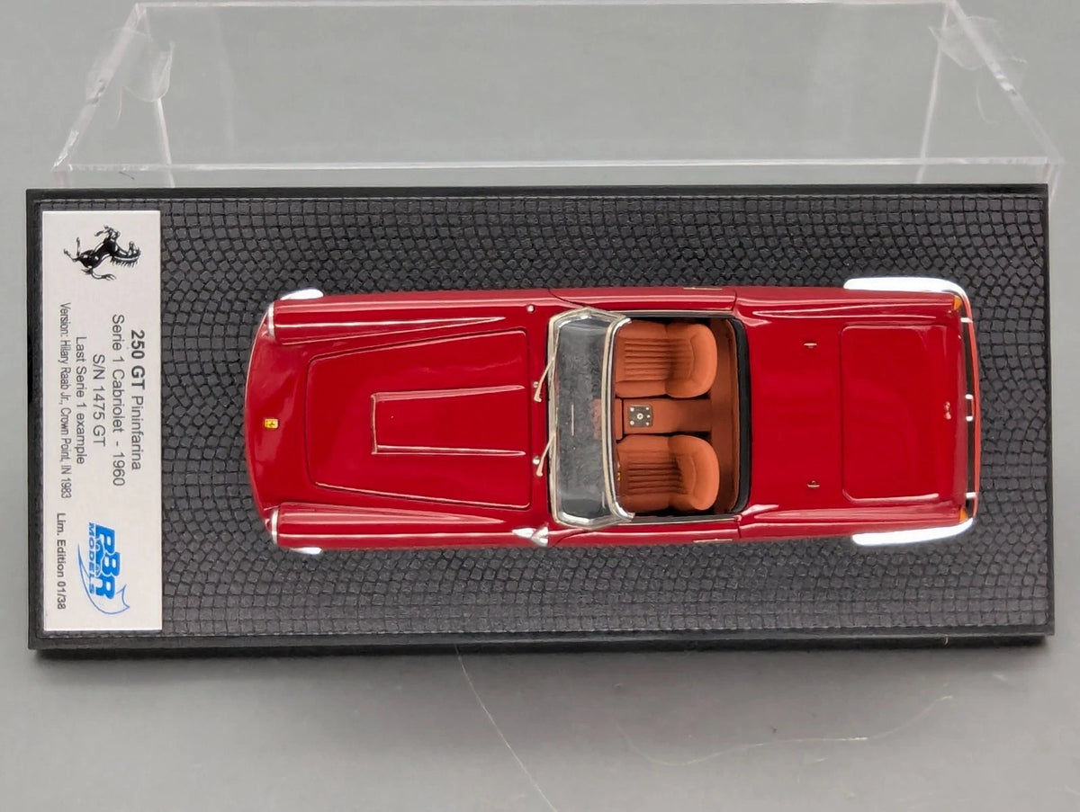 Modellautos 1:43 BBR Ferrari 250 GT Pininfarina Serie 1 Cabrio Ltd 01/38 OVP