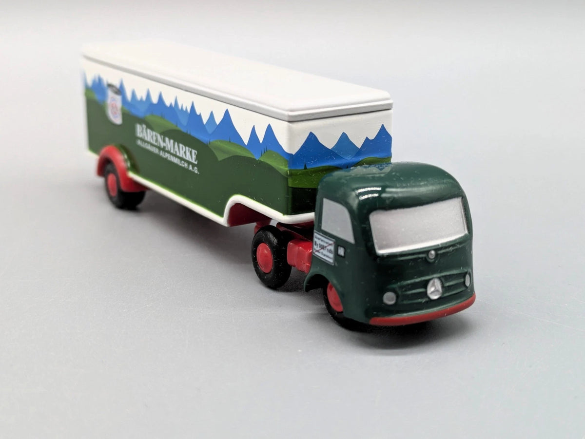 LKW Modell 1:90 Schuco Piccolo Mercedes-Benz Tiefkühlsattelzug Bären-Marke OVP