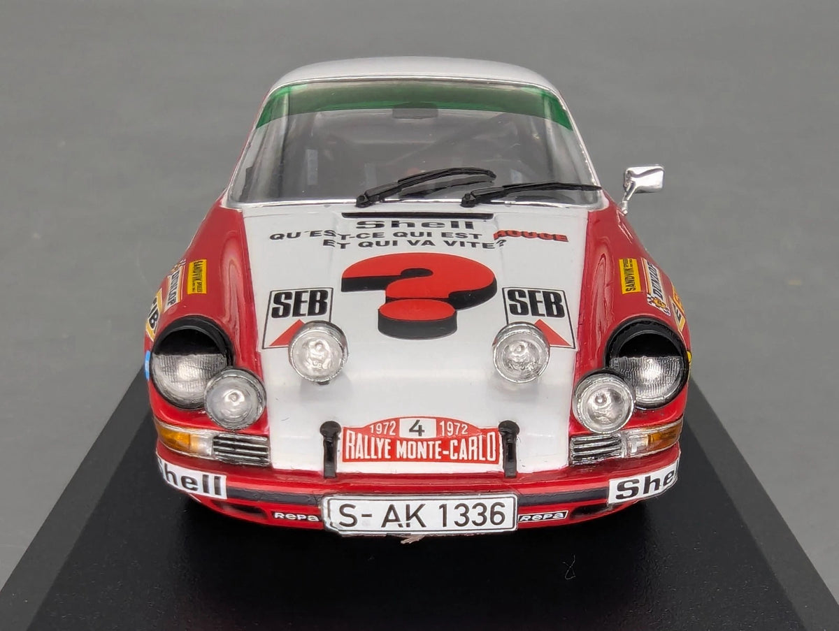 Modellautos 1:43 Minichamps Porsche 911 S SEB Rallye Monte Carlo 1972 #4 mit OVP