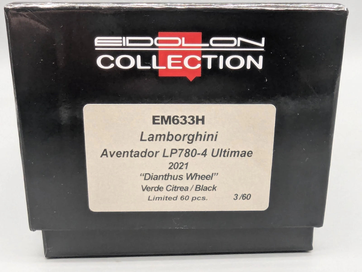 Eidolon Make Up 1:43 Lamborghini Aventador LP780-4 Ultimae 2021 Grün 03/60 OVP