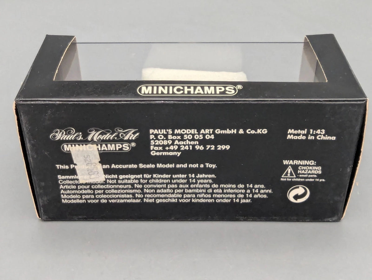 Modellautos 1:43 Minichamps Opel Rekord P1 1958 Royalblau Dark Blue Blau mit OVP