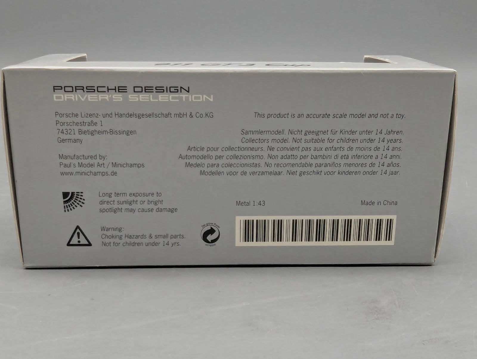 Modellautos 1:43 Minichamps Porsche 911 996 GT3 Cup Supercup 2006 #89 VIP OVP