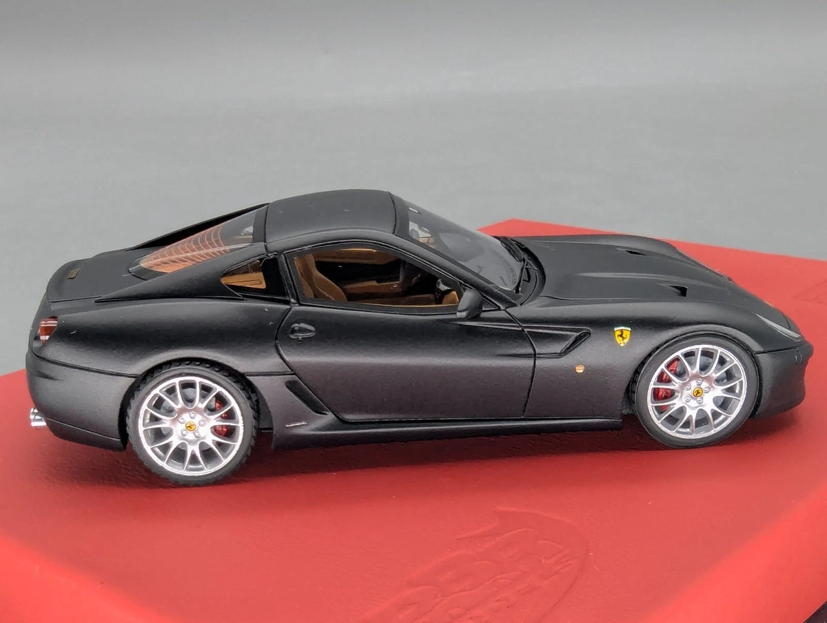 Modellautos 1:43 BBR Calsito Ferrari 599 GTB Fiorano Matt Schwarz Ltd 17/20 OVP