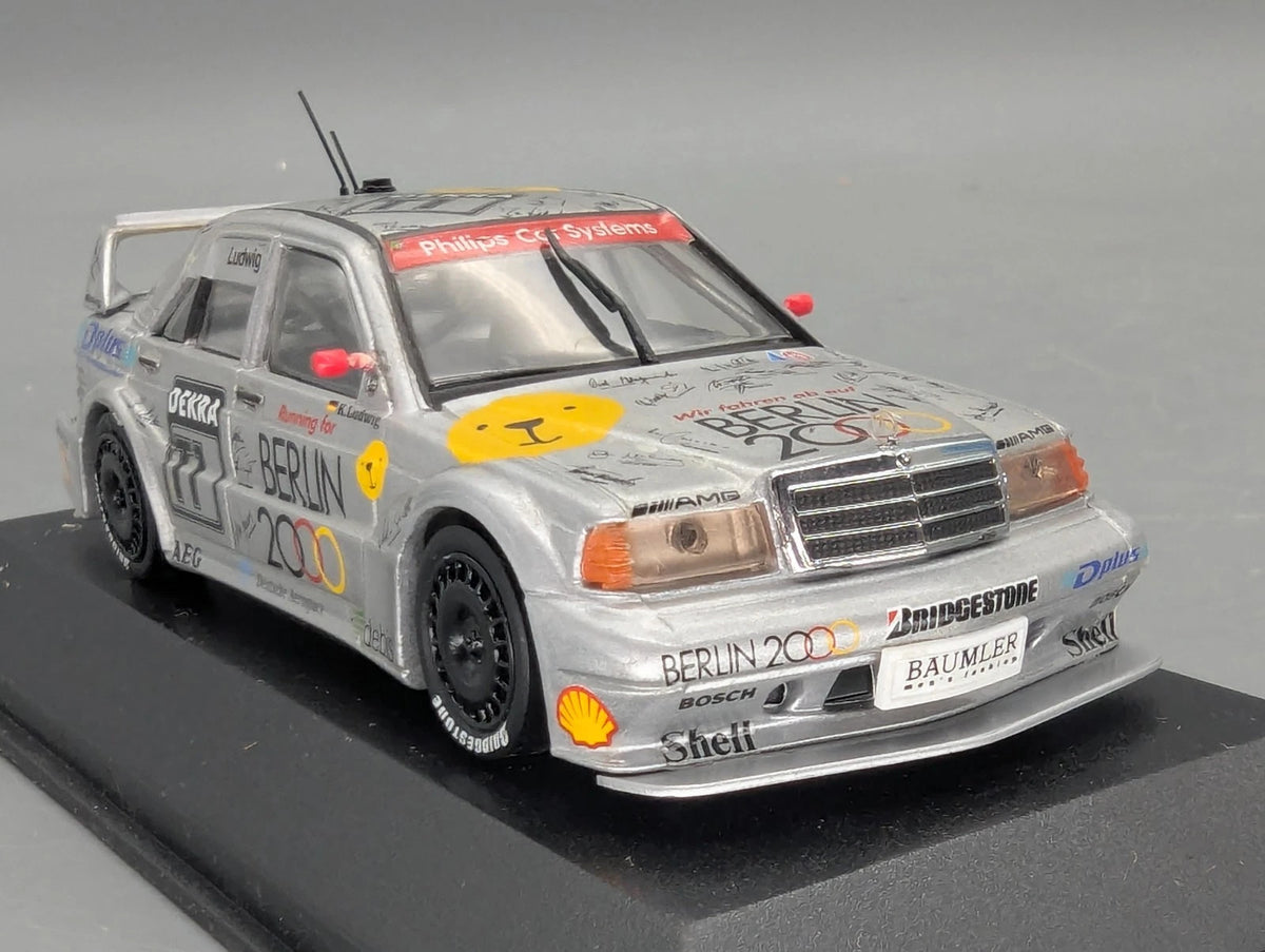 Modellautos 1:43 Minichamps Mercedes‑Benz 190 E Evo 2 DTM 1993 #1 Ludwig OVP