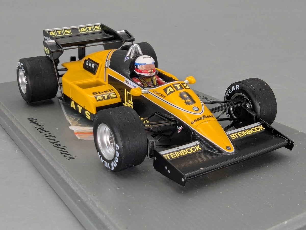 Modellautos 1:43 Spark S3922 ATS D6 European GP 1983 #9 M. Winkelhock OVP