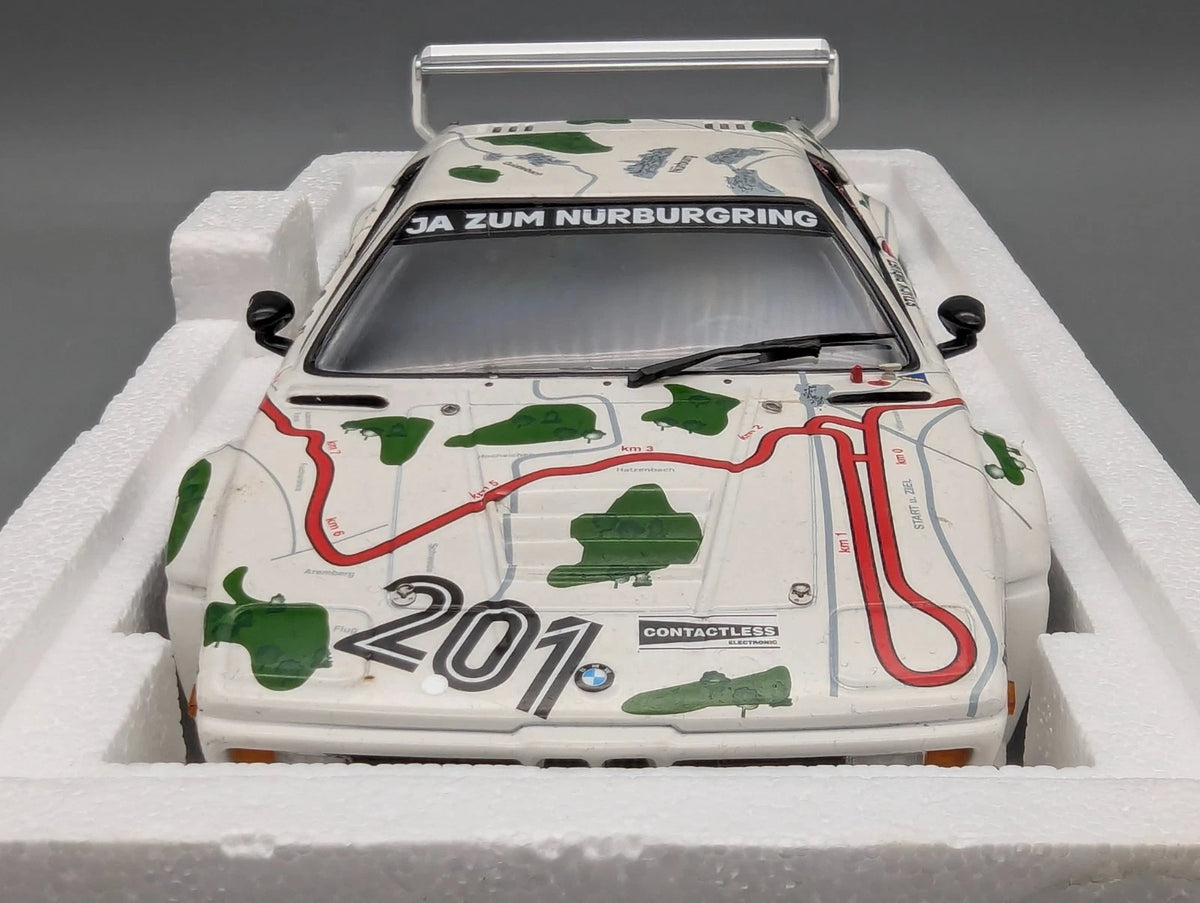 Modellautos 1:18 Minichamps BMW M1 1000KM Nürburgring 1980 #201 Stuck Piquet OVP