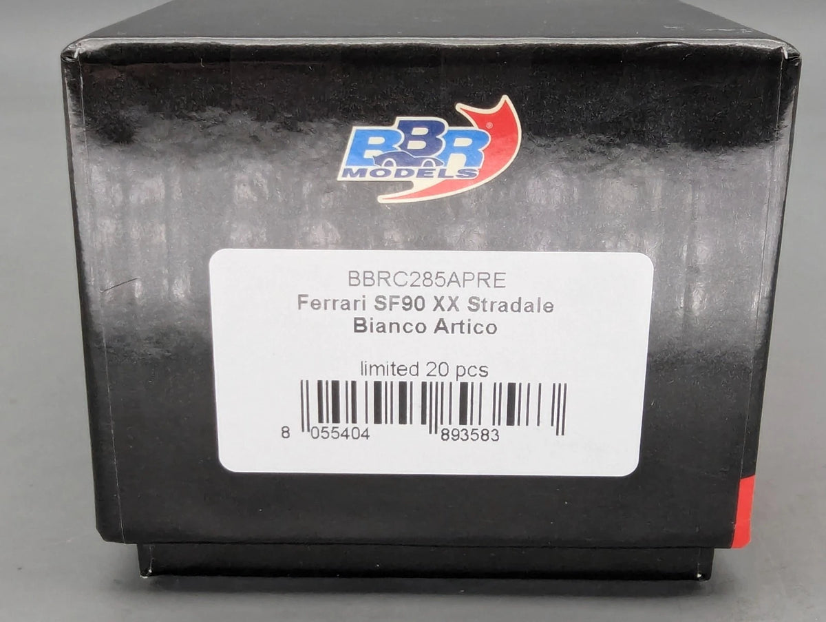 Modellautos 1:43 BBR Concept43 Ferrari SF90 XX Stradale Ltd 12/20 Weiß mit OVP