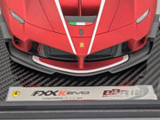 Modellautos 1:12 BBR Ferrari FXX-K EVO Soft Red Unikat Ltd 01/01 mit Vitrine OVP
