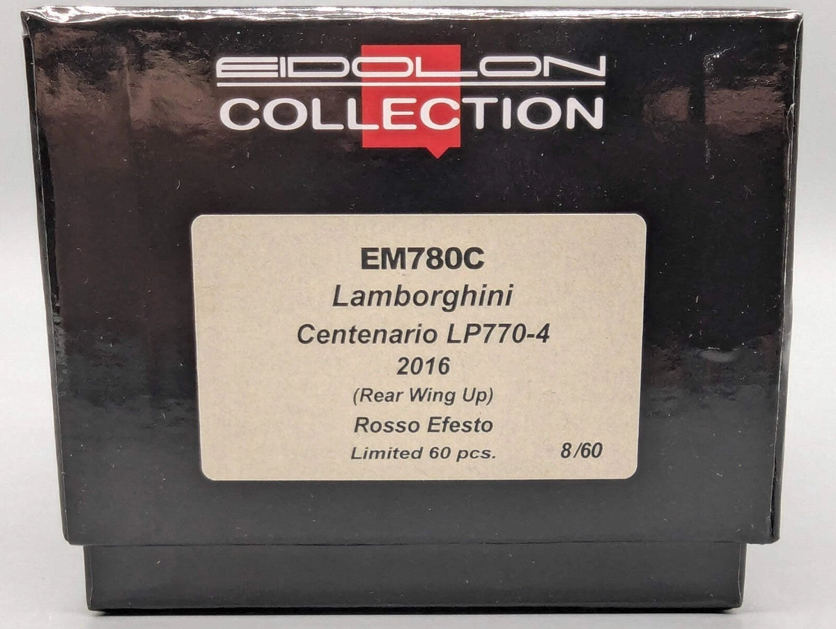 Eidolon Make Up 1:43 Lamborghini Centenario LP770-4 2016 08/60 Rear Wing Up OVP,