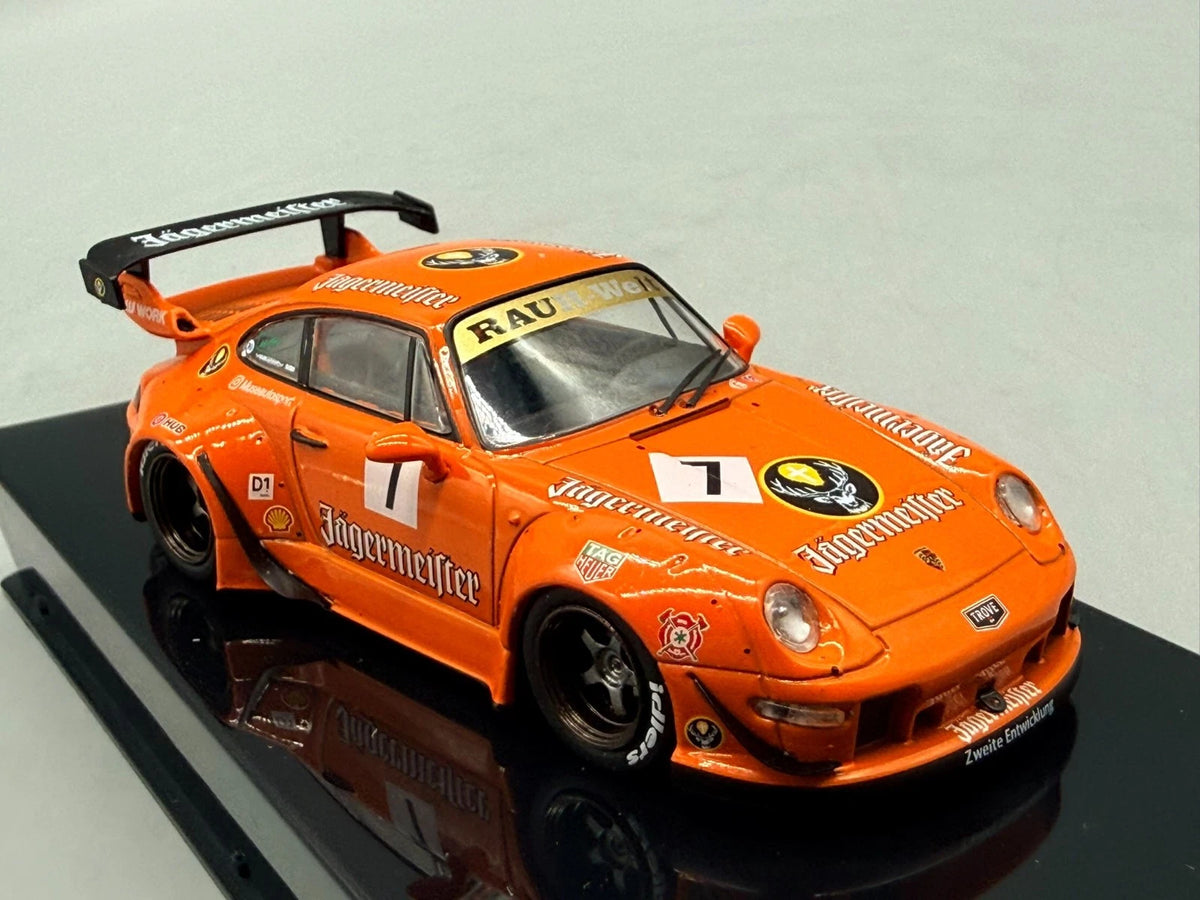 Modellautos 1:43 Ixo Porsche RWB 993 #7 mit OVP