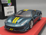 Modellautos 1:43 BBR Concept43 Ferrari 488 Pista LHD Verde Scuro Ltd 01/20 OVP