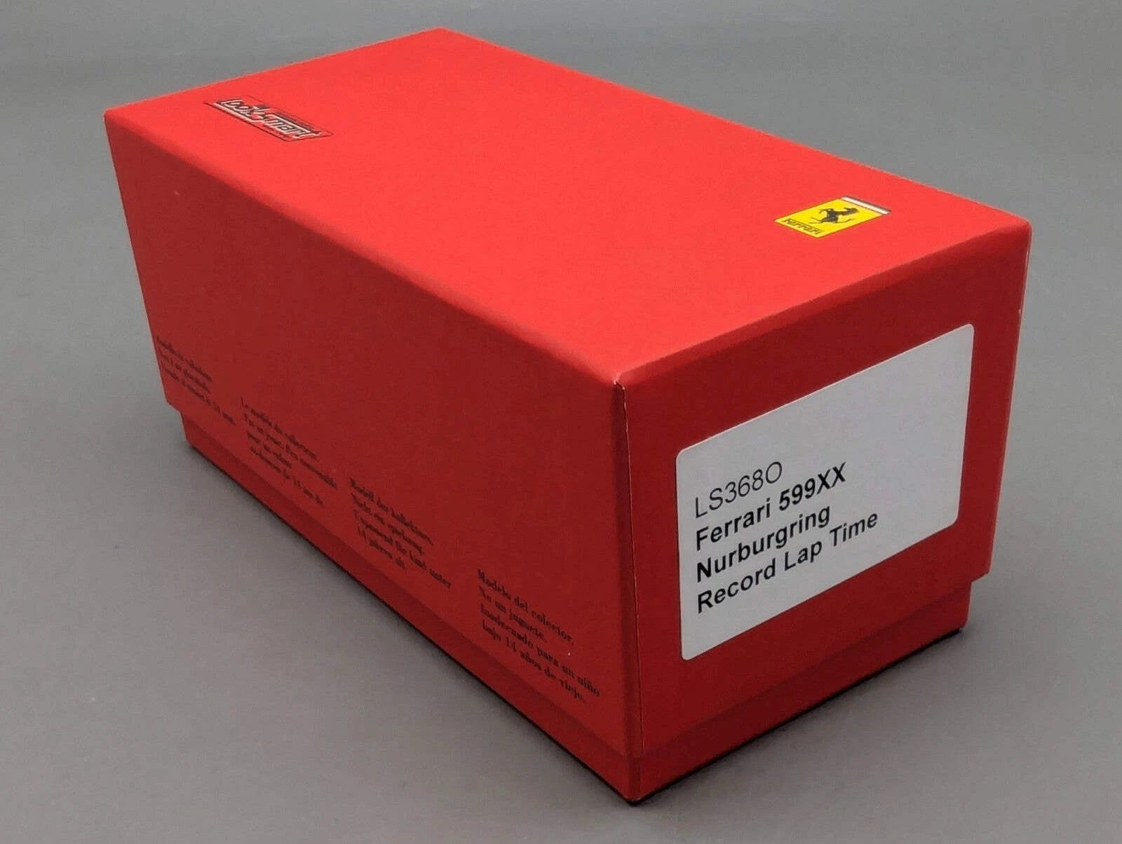 Modellautos 1:43 LookSmart Ferrari 599XX Nürburgring Record Lap TimeOVP