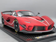 Modellautos 1:12 BBR Ferrari FXX-K EVO Soft Red Unikat Ltd 01/01 mit Vitrine OVP