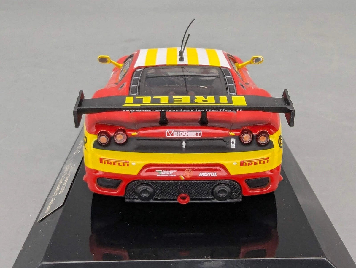 Modellautos 1:43 Bburago Racing Ferrari F430 GTC 24h Le Mans 2008 #97 OVP