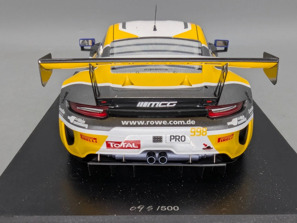 Modellautos 1:18 Spark Porsche 911 GT3 R Zweiter (2nd) 24h Spa 2019 #998 mit OVP