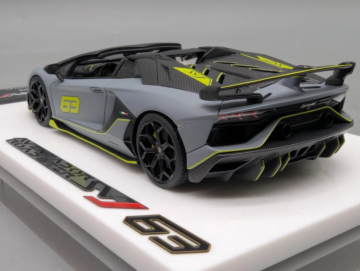 Eidolon Make Up 1:43 Lamborghini Aventador SVJ 63 Roadster 2019 Grigio 63/63 OVP