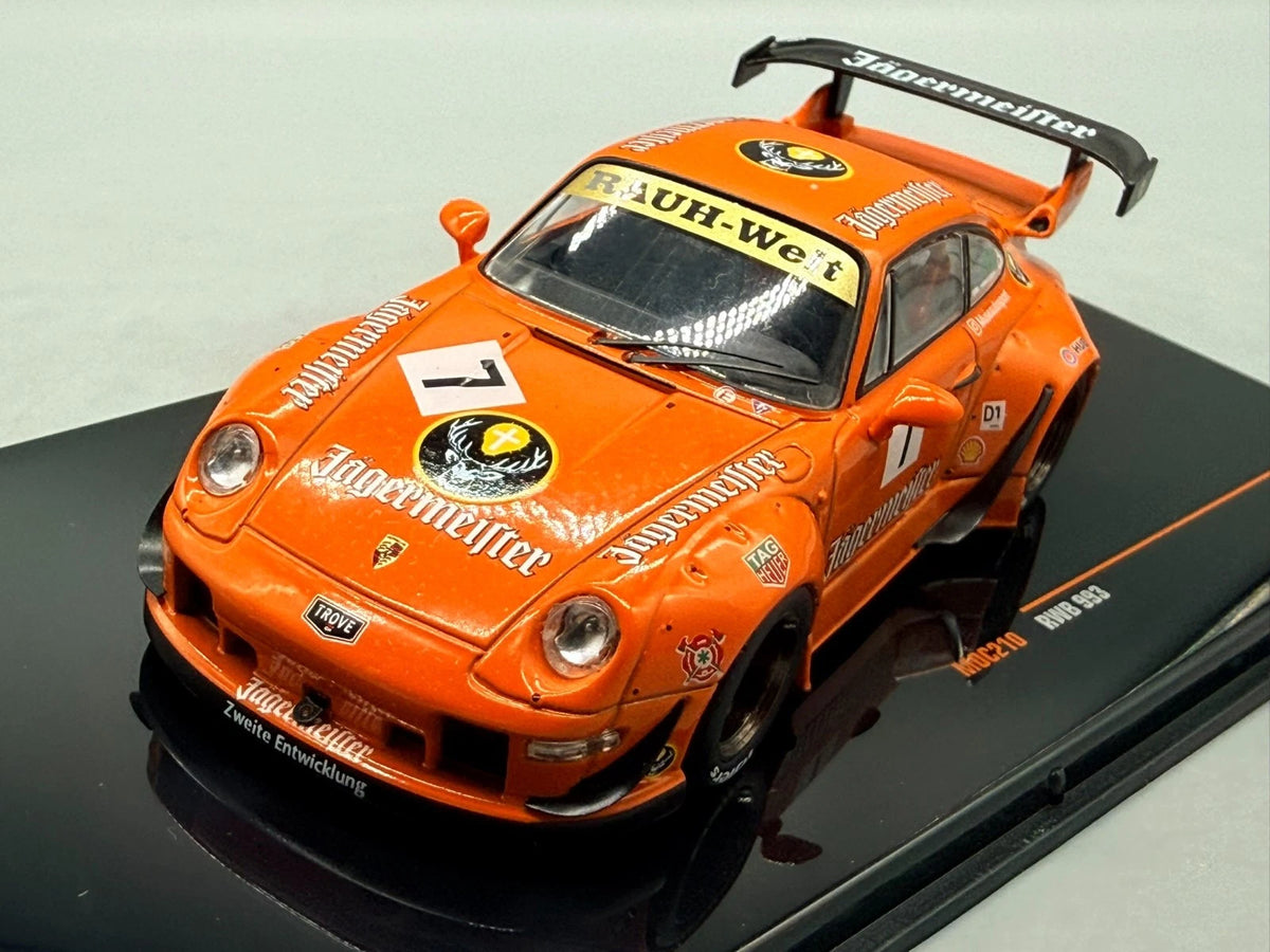 Modellautos 1:43 Ixo Porsche RWB 993 #7 mit OVP