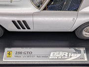 Modellautos 1:18 BBR Ferrari 250 GTO Rain Dirty Version Ltd 01/20 Silber mit OVP