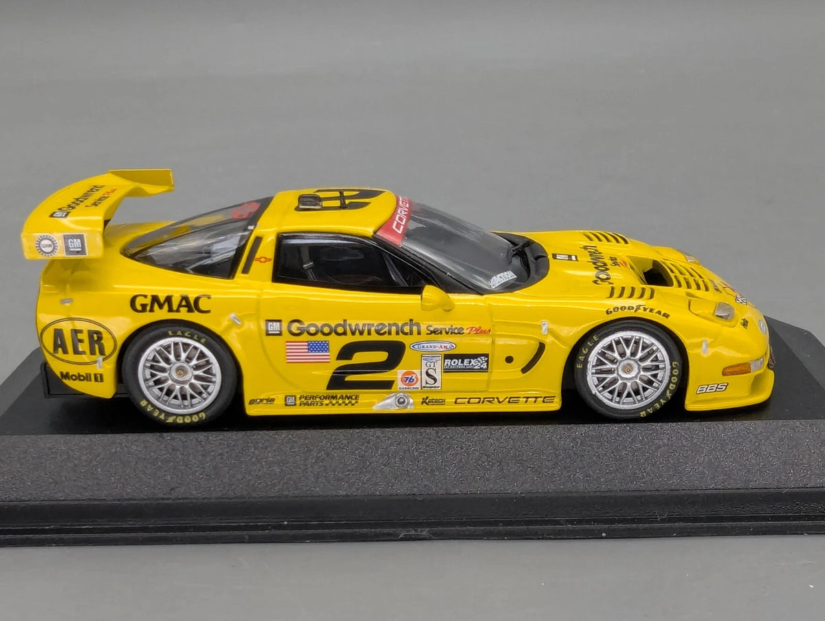 Modellautos 1:43 Action Chevrolet Corvette C5-R GTS 24h Daytona 2001 #2 mit OVP