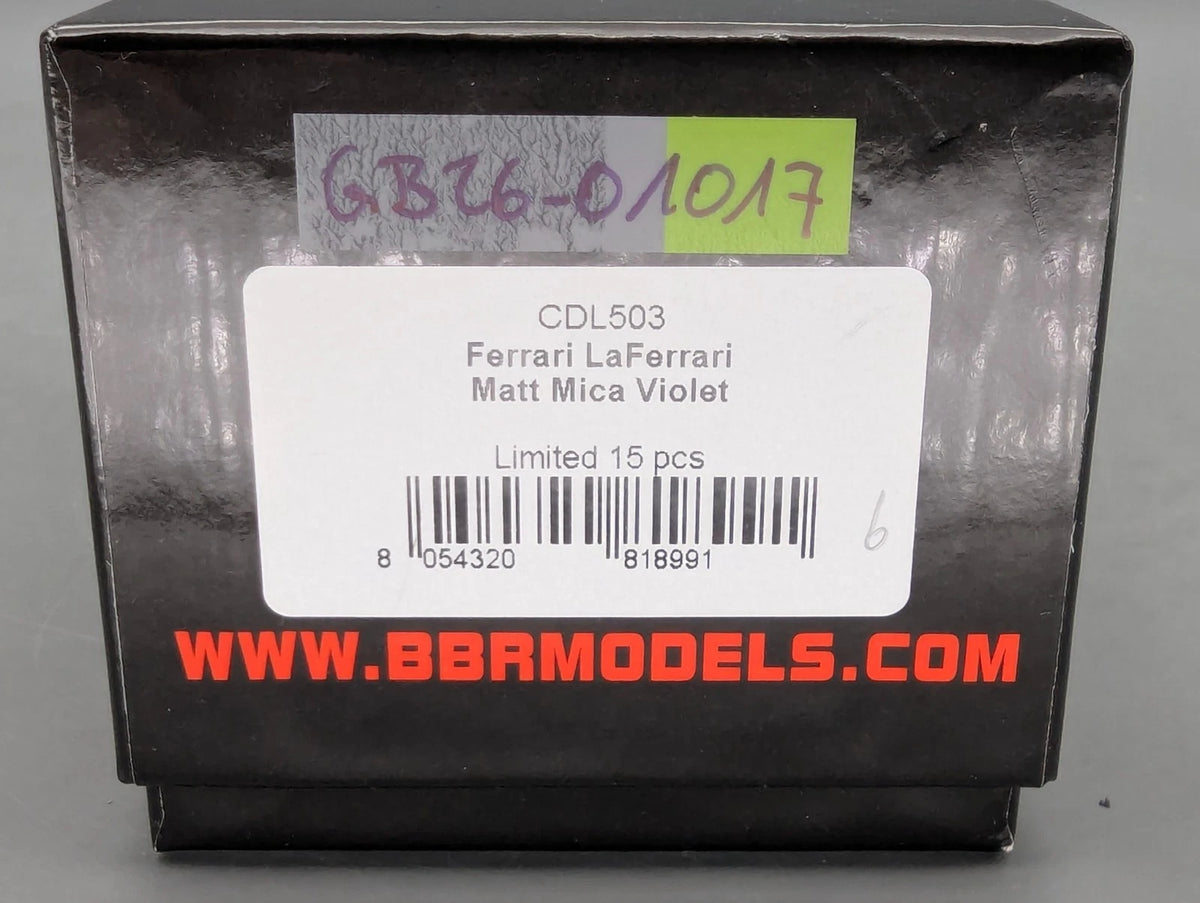 Modellautos 1:43 BBR Executive Ferrari LaFerrari Matt Mica Violet 06/15 OVP
