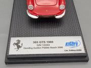 Modellautos 1:43 BBR Ferrari 365 GTS 1969 S/N 12243 Auction 2008 Ltd 01/22 OVP