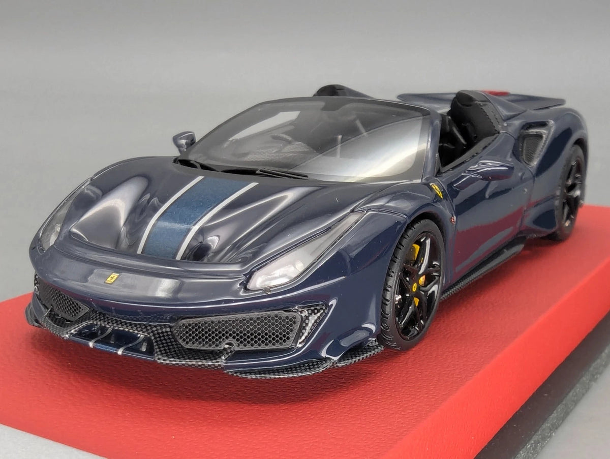 Modellautos 1:43 BBR Concept43 Ferrari 488 Pista Spider RHD Blu P. Ltd 01/20 OVP