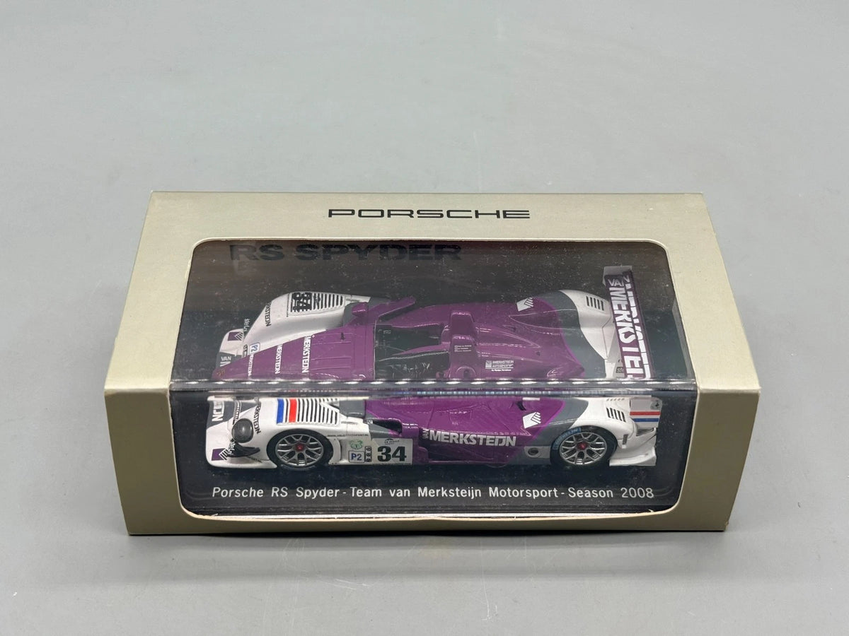 Modellautos 1:43 Spark Porsche RS Spyder Team van Merksteijn Motorsport mit OVP