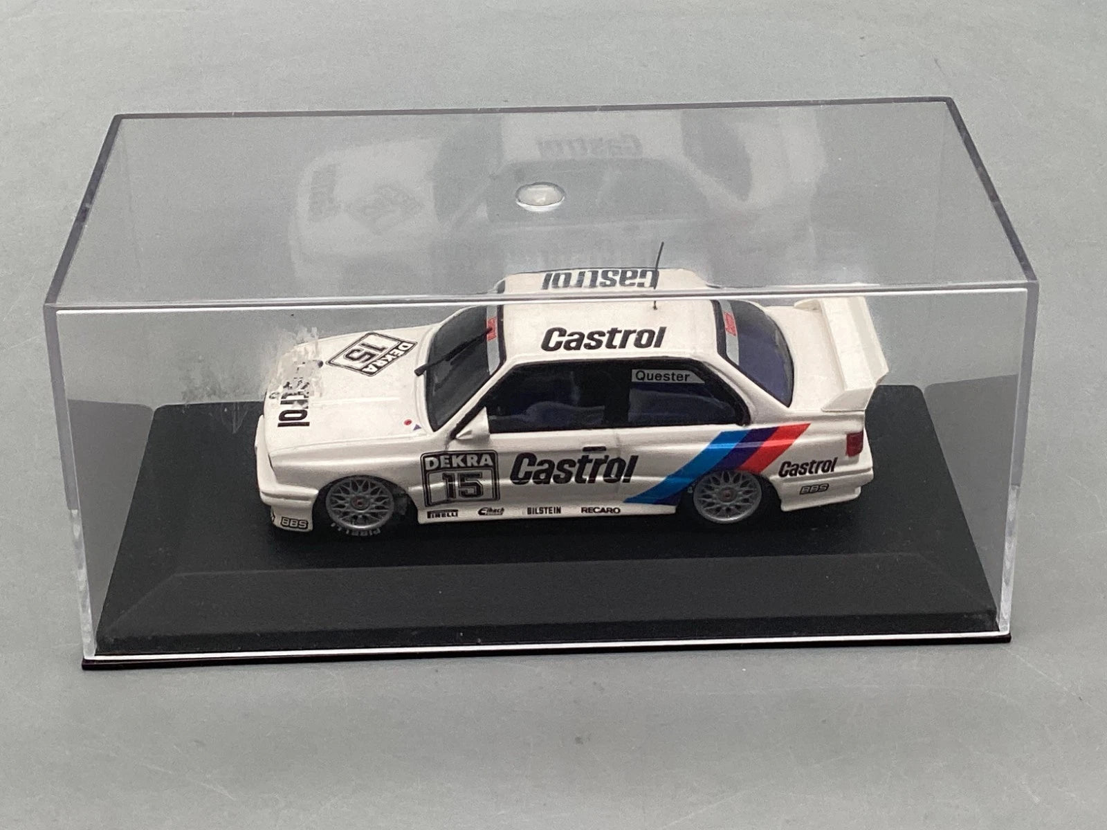 Modellautos 1:43 Minichamps BMW M3 E30 Sport EVO Team Lindner Quester #15 OVP