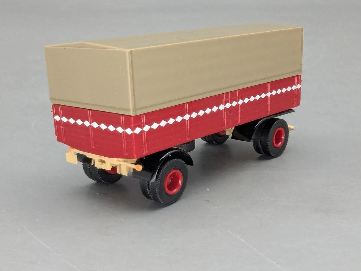 Lkw Modell H0 1:87 Brekina Mercedes Benz LP 333 Lastzug mit Anhänger OVP